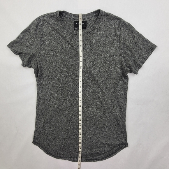 Men's Pacsun Black Marbled Short Sleeve Scallop Fit Shirt M - Picture 5 of 8